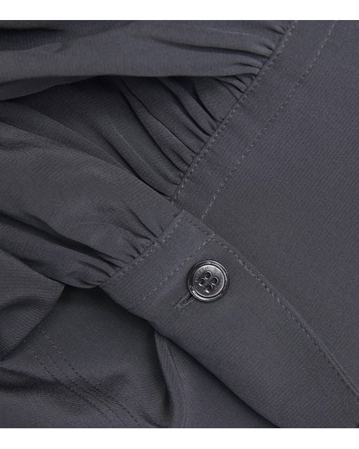 Joseph Gray Silk Blondel Blouse