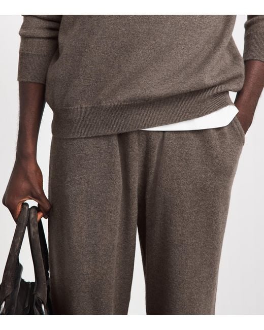 Johnstons Gray Cashmere Lewis Sweatpants for men