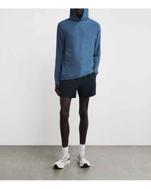 vuori Blue Strato Tech Hoodie for men