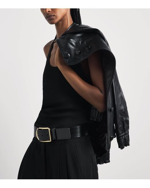 Polo Ralph Lauren Black Leather Belt