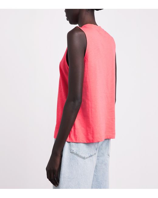 ME+EM Pink Organic Cotton Swing Tank Top
