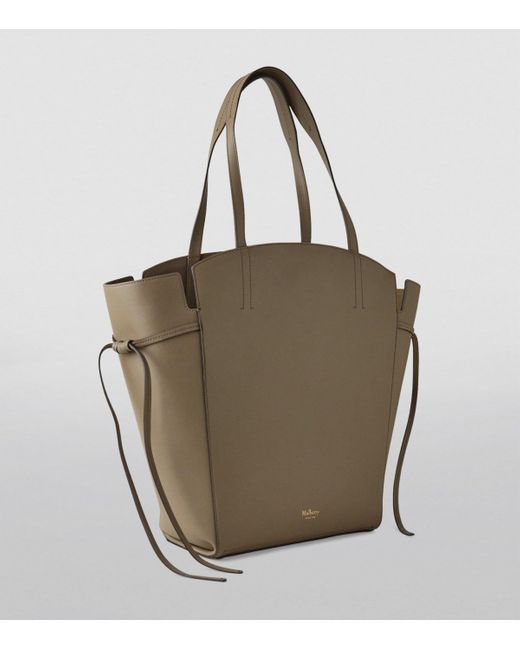 Mulberry Metallic Leather Clovelly Tote Bag