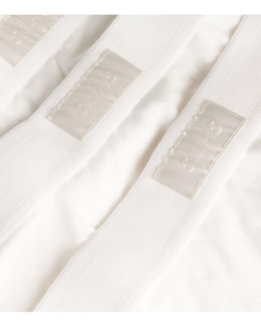 Skims White Stretch Boxer Briefs for men