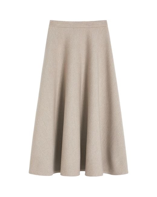 Max Mara Natural Jersey Tech Midi Skirt