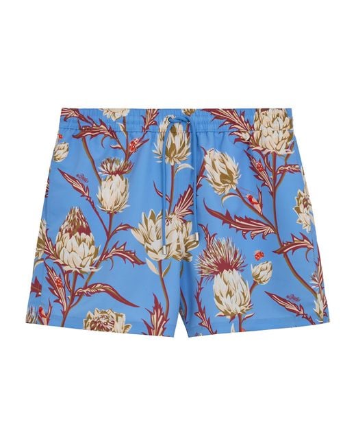 Loewe Blue X Paula's Ibiza Artichoke Swim Shorts for men