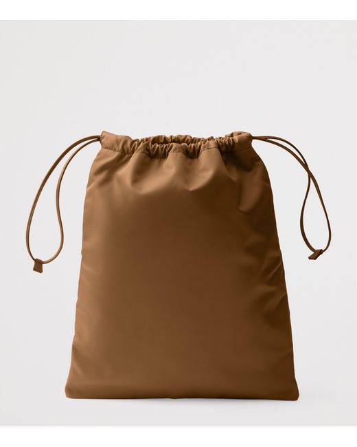 Prada Brown Re-Nylon Drawstring Pouch