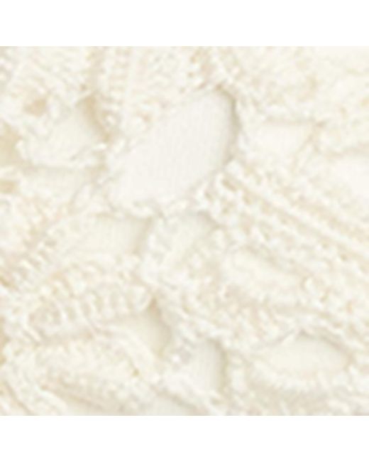 Ralph Lauren White Silk Crochet Bralette