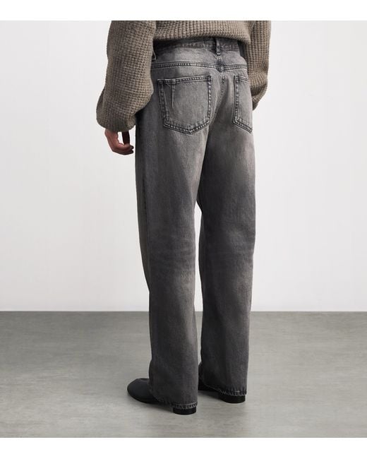 Won Hundred Gray Genoa Straight Jeans for men