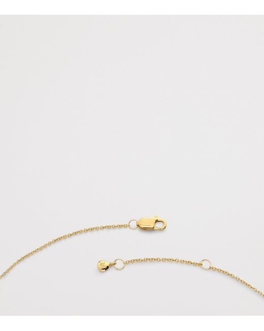 Monica Vinader Metallic Vermeil Zodiac Virgo Necklace