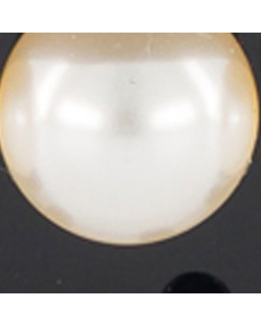 Alexandre De Paris Black Oversize Pearl-Detail Claw Hair Clip