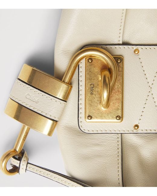 Chloé Natural Leather Paddington Cross-Body Bag
