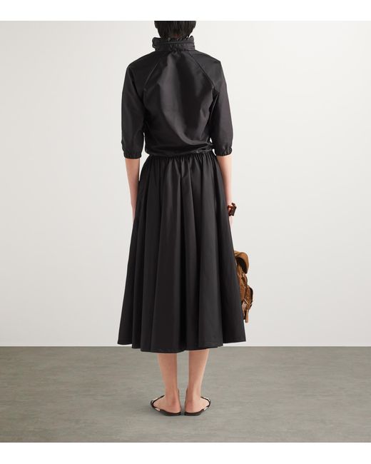 Prada Black Cropped Re-Nylon Light Jacket