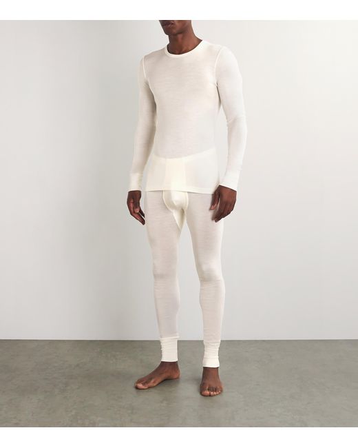 Hanro White Thermal Tee for men