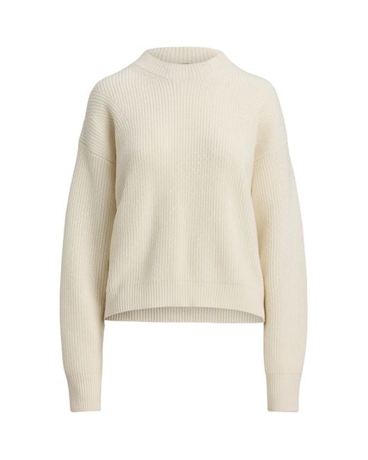 Ralph Lauren White Cashmere Sweater