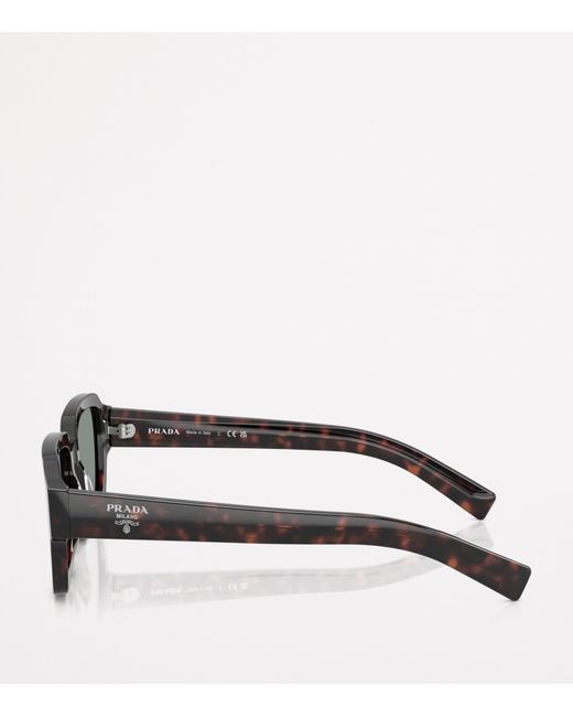 Prada Gray Injected Pr02Zs Sunglasses for men