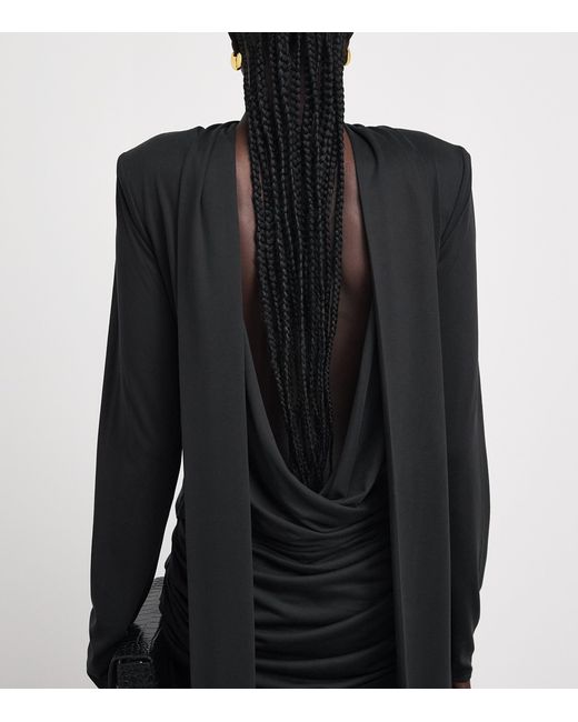 Voranida Black High-Neck Mols Maxi Dress