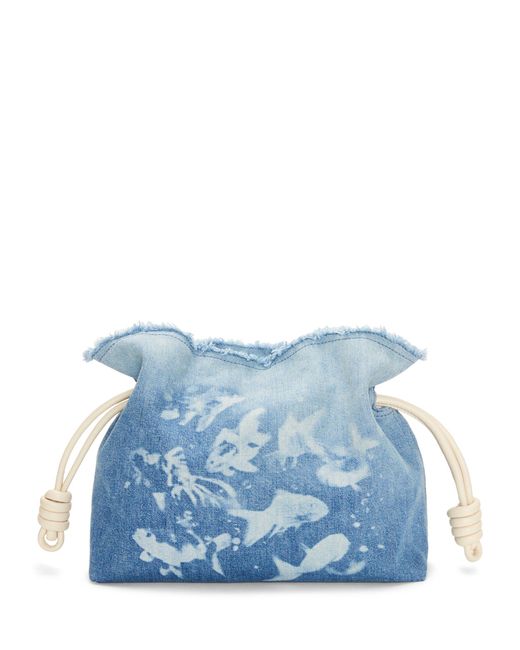 Loewe Blue X Paula's Ibiza Fish Flamenco Clutch Bag