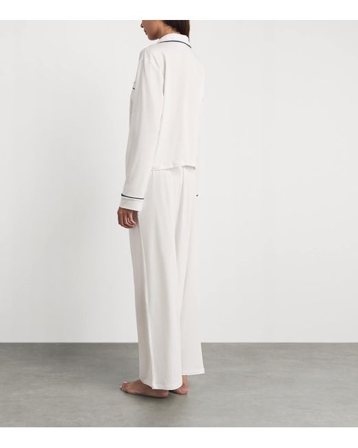 Polo Ralph Lauren White Piping Pyjama Set