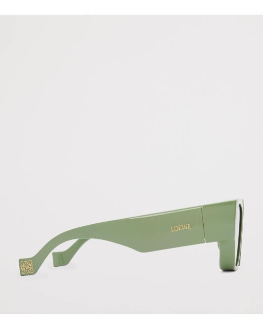 Loewe Green X Paula's Ibiza Front Lenses Square Sunglasses