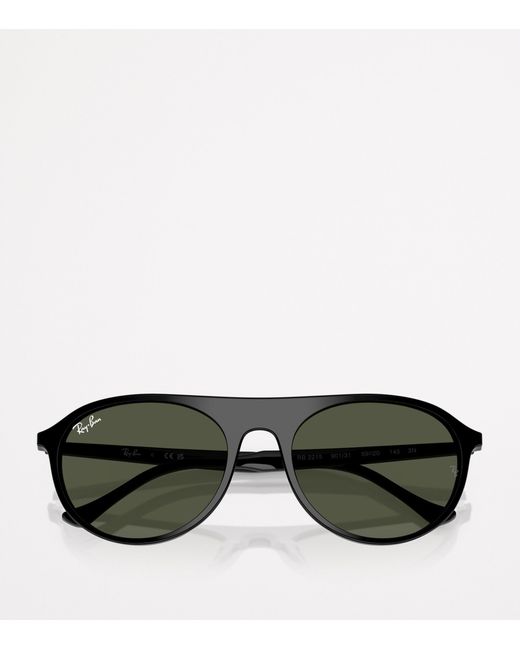 Ray-Ban Green Rb2215 Rounded Square Sunglasses