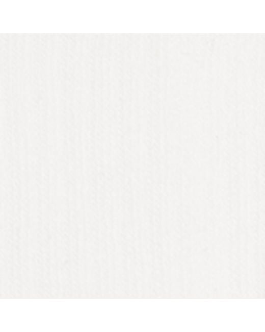 Calvin Klein White Ribbed Socks for men