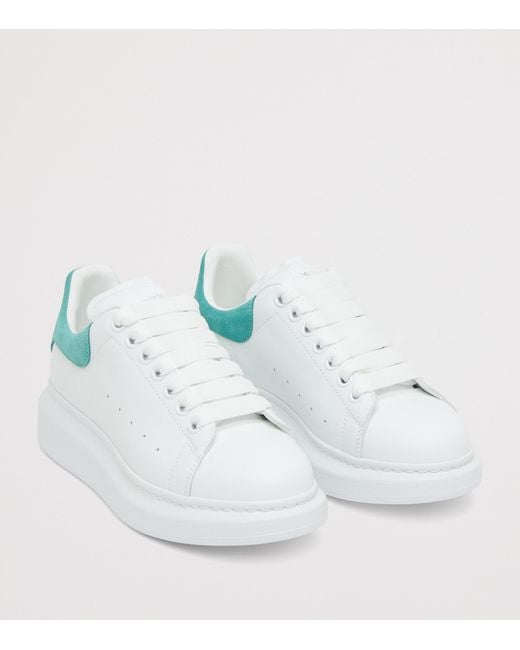 McQueen White Leather Oversized Sneakers