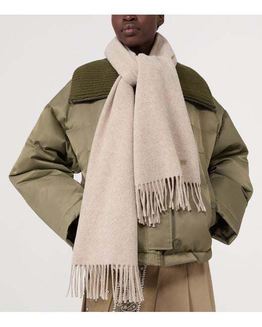 Weekend by Maxmara Natural Wool Scarf