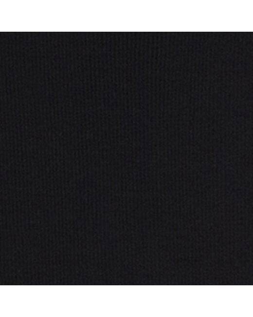 Max Mara Black Wool Rib Knit Top