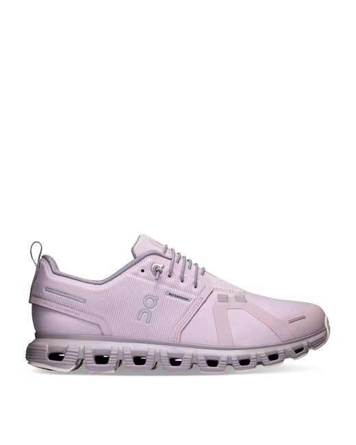 On Shoes Purple Cloud Waterproof Trainers