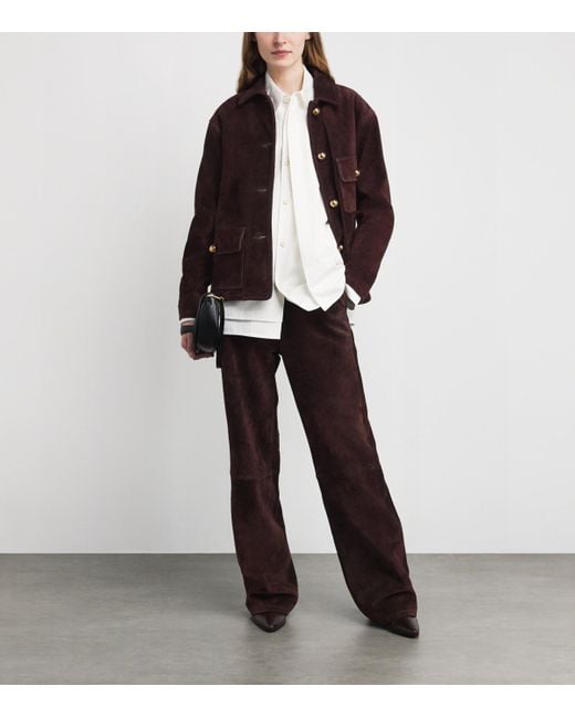 Arma Brown Suede Rosia Jacket