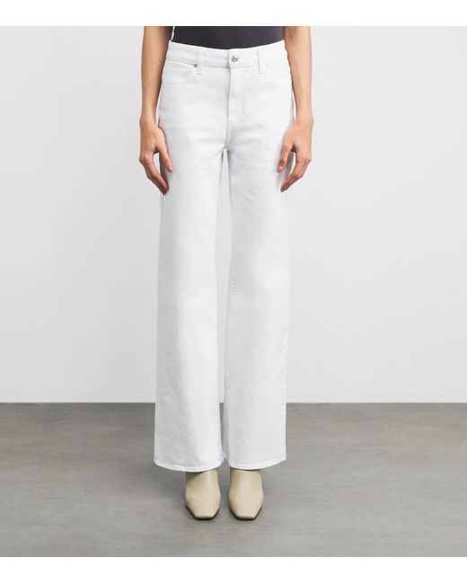PAIGE White Sofia Flared Jeans
