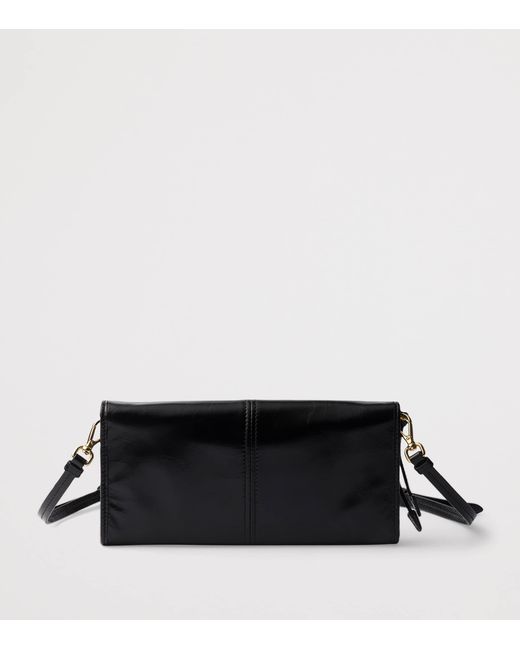 Prada Black Leather Chain Wallet