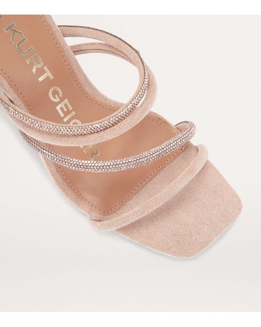 KG by Kurt Geiger Pink Sasha Heeled Sandals