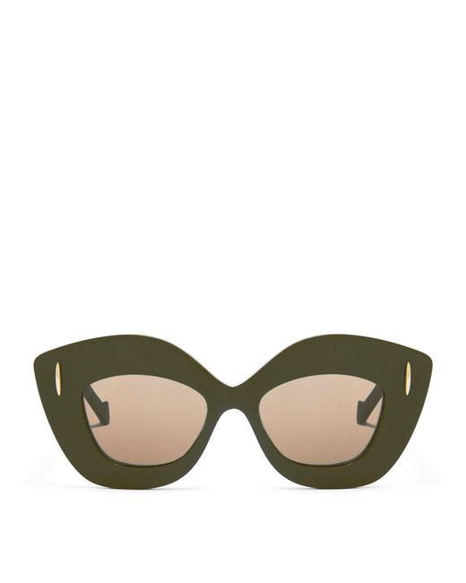Loewe Green Retro Screen Sunglasses