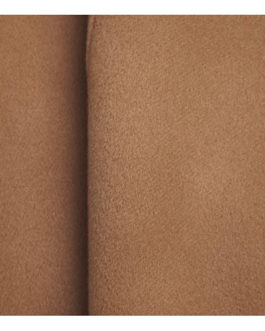 Max Mara Brown Virgin Wool Midi Skirt