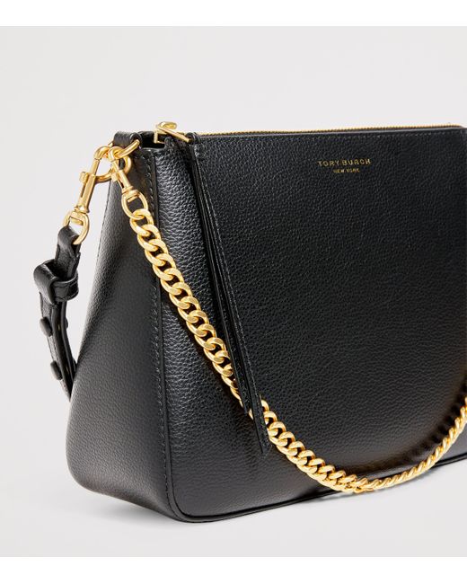 Tory Burch Black Leather Perry Shoulder Bag