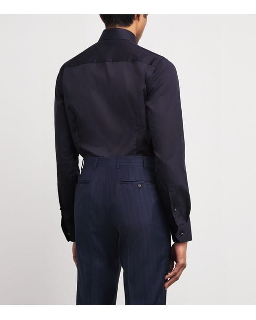 Eton of Sweden Blue Signature Twill Slim Shirt for men