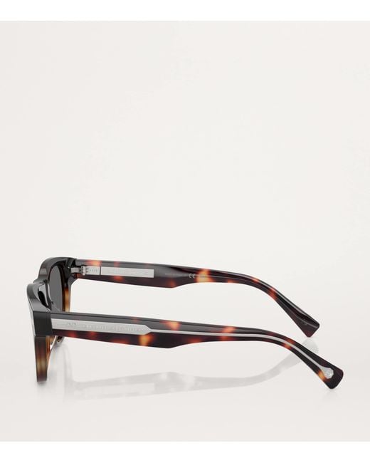 Brunello Cucinelli Gray Acetate Sunglasses for men