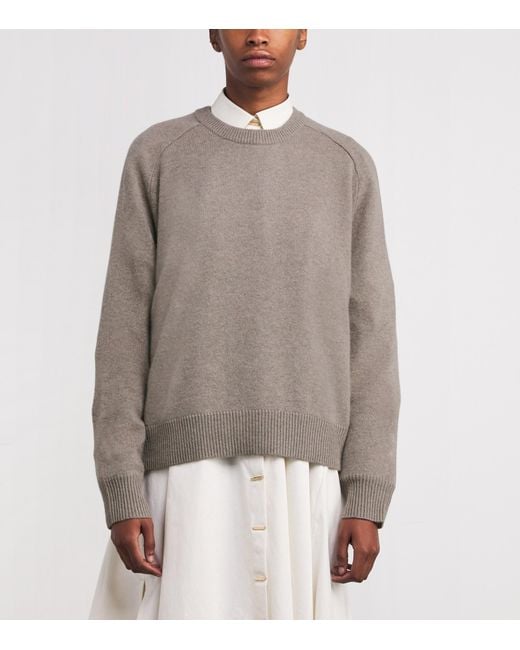 Soft Goat Brown Cashmere Boyfriend Sweater