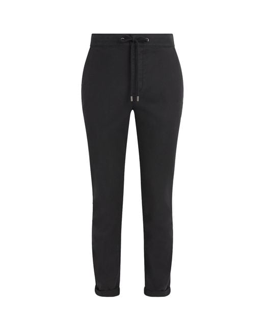 PAIGE Black Drawstring Fraser Chinos for men