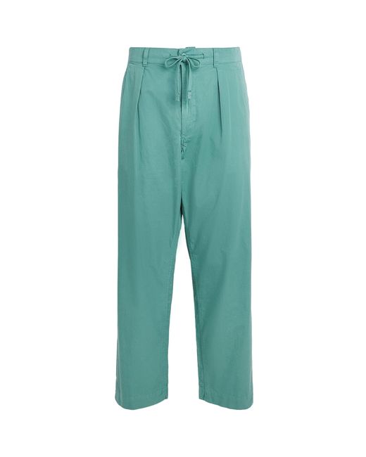 Polo Ralph Lauren Green Stretch-Cotton Twill Prepster Trousers for men