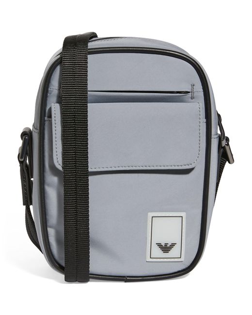 Emporio Armani Black Cross-Body Tech Case for men