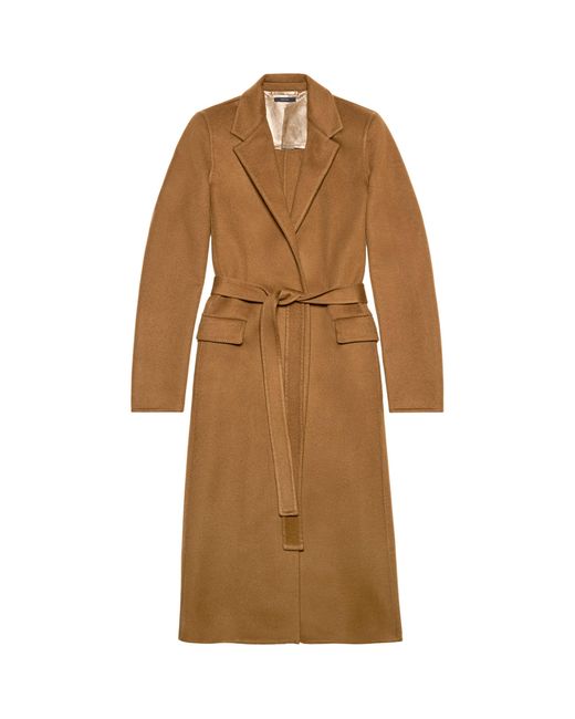 Tom Ford Brown Cashmere Wrap Coat