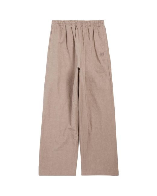 Balenciaga Natural Cotton-Blend Baggy Trousers