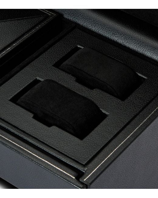 Wolf Black British Racing Triple Watch Winder
