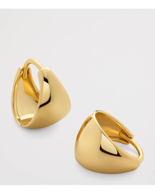 Monica Vinader Metallic Vermeil Tapered Huggie Earrings