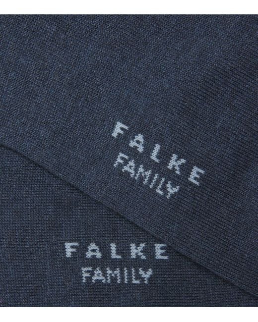 Falke Blue Family Trainer Socks