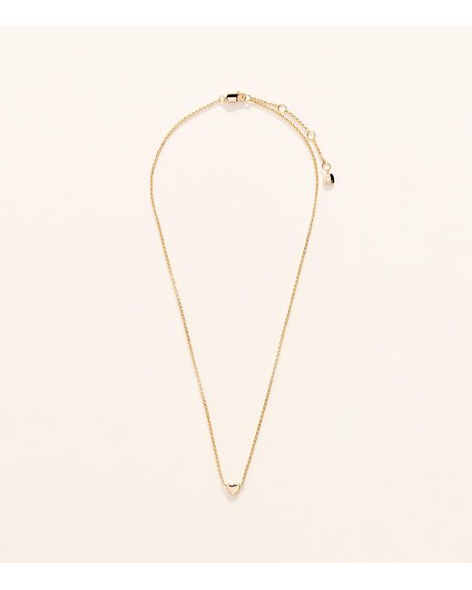 Astrid & Miyu Metallic Plated Sterling Heart Necklace