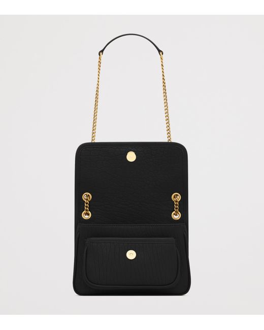 Saint Laurent White Mini Leather Niki Shoulder Bag