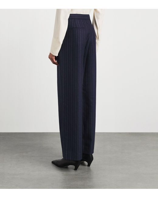 Rag & Bone Blue Wool-Blend Lawrence Trousers